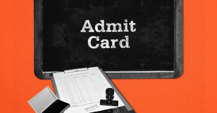 RSMSSB Forest Guard admit card 2022